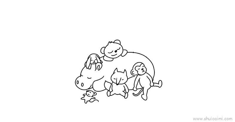 小动物儿童画怎么画 小动物简笔画画法