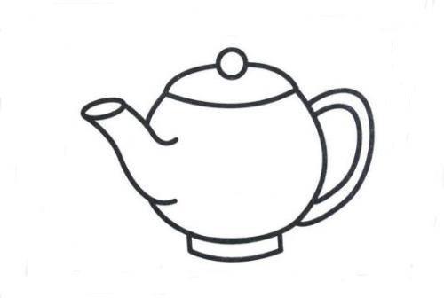 茶壶简笔画 茶壶简笔画彩色