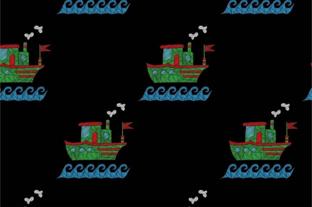 简笔画轮船怎么画 简笔画大船图片