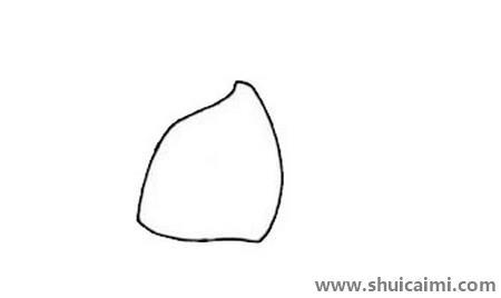 呆萌的小恐龙卡通简笔画