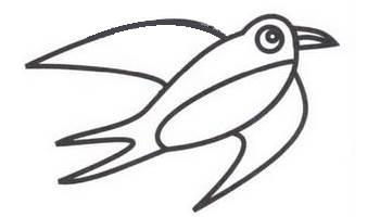 燕子怎么画 简笔画 燕子怎么画简笔画飞行