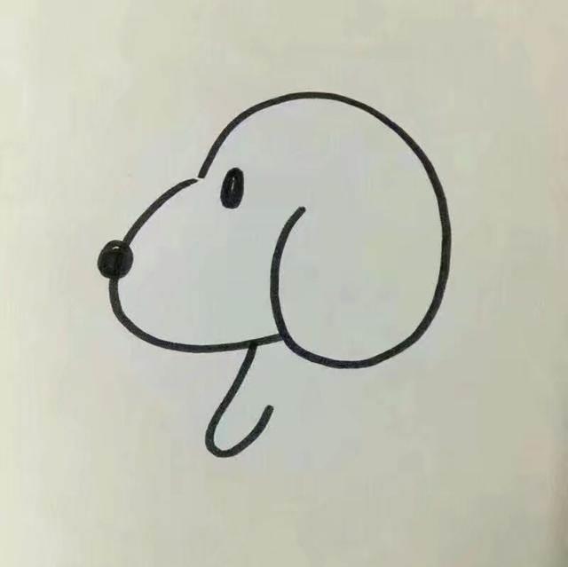 狗怎么画简笔画图片大全 狗怎么画简笔画