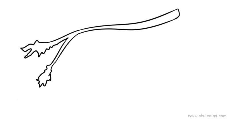 茼蒿菜儿童画怎么画 茼蒿菜简笔画图片大全