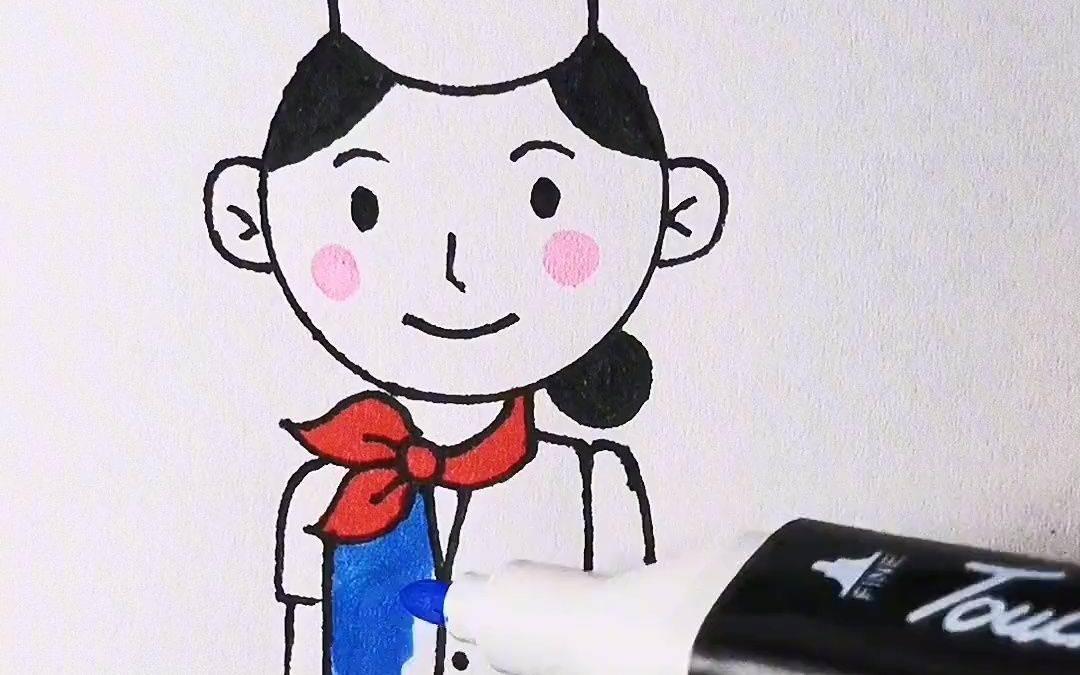 职业简笔画 职业简笔画人物简单