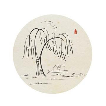 山水画简笔画构图 山水画简笔画画法