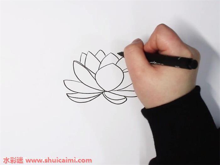 莲花灯怎么画 莲花灯简笔画简单好看带颜色