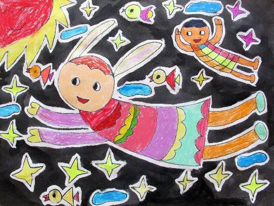 风来了简笔画 风来了简笔画一等奖