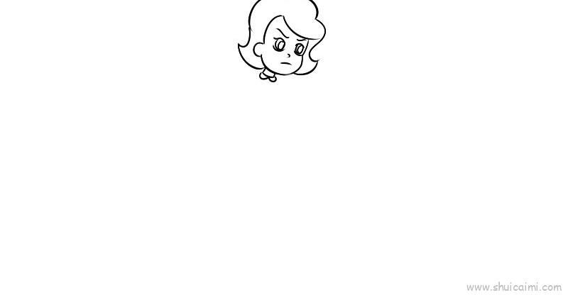 围裙妈妈儿童画怎么画 围裙妈妈简笔画好看