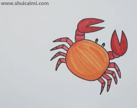 螃蟹简笔画怎么画 螃蟹简笔画好看