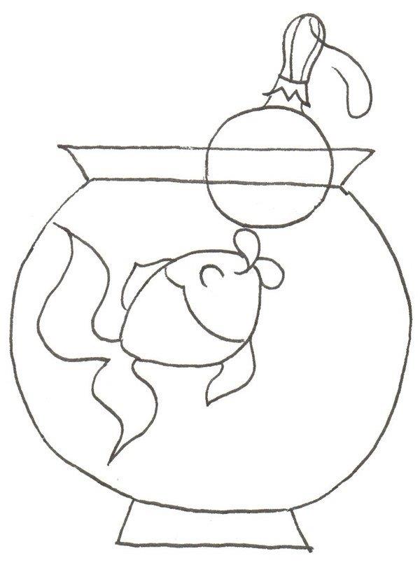 小金鱼的简笔画怎么画 小金鱼的简笔画好看