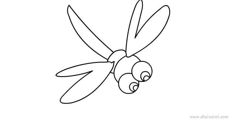 蜻蜓儿童画怎么画 蜻蜓简笔画简单