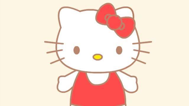 kitty猫简笔画 kitty猫简笔画带颜色
