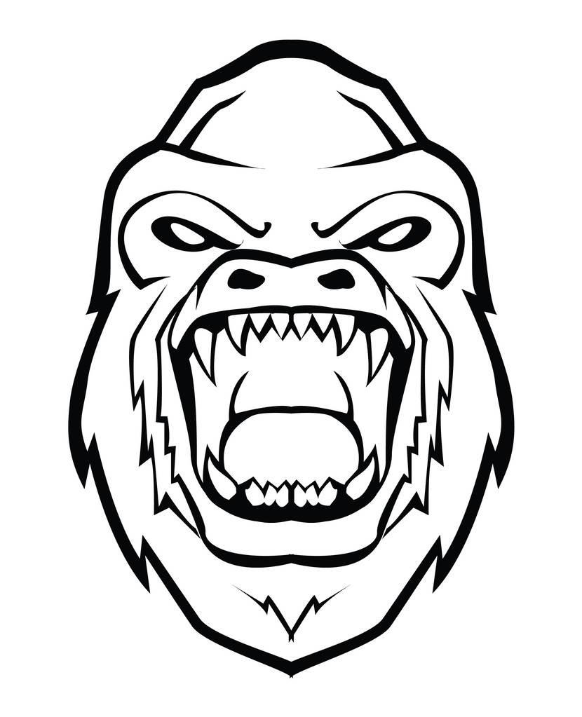 猩猩简笔画 怎么画猩猩简笔画