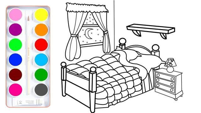 卧室的简笔画图片大全 卧室的简笔画图片大全简单