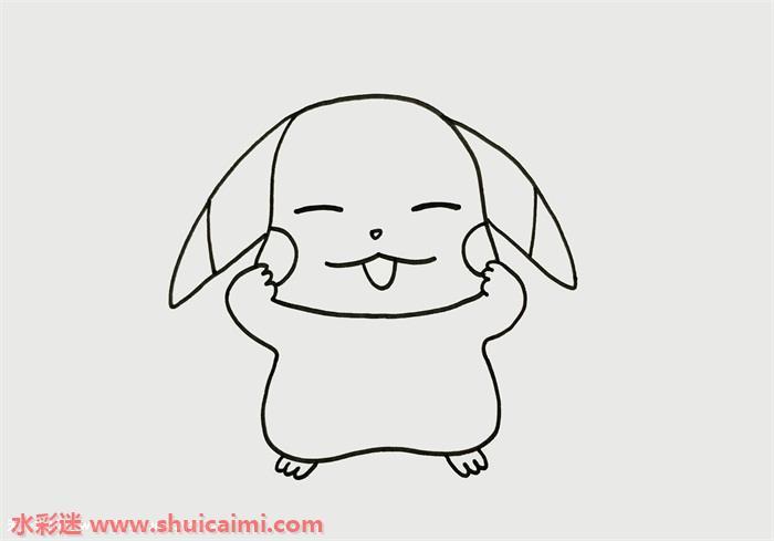 精灵宝可梦简笔画大全可爱简单