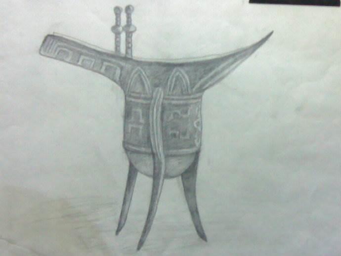 青铜器简笔画 青铜器简笔画图片大全彩色