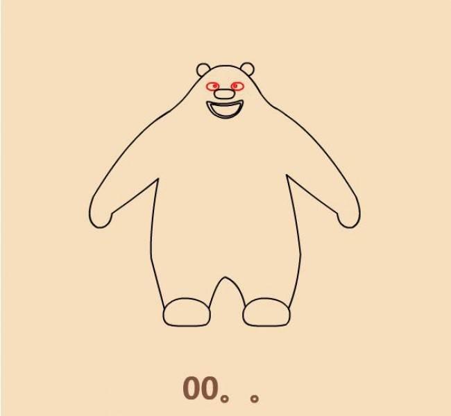 熊大简笔画图片 熊出没之熊大简笔画