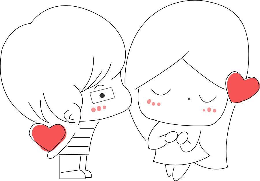 爱情简笔画图片大全 爱情简笔画图片大全大图