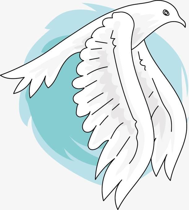 白鸽简笔画 白鸽简笔画飞翔