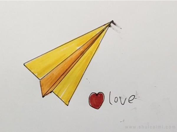 纸飞机简笔画怎么画 纸飞机简笔画好看