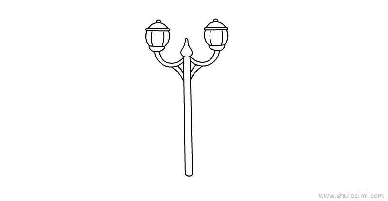 路灯儿童画怎么画 路灯简笔画简单