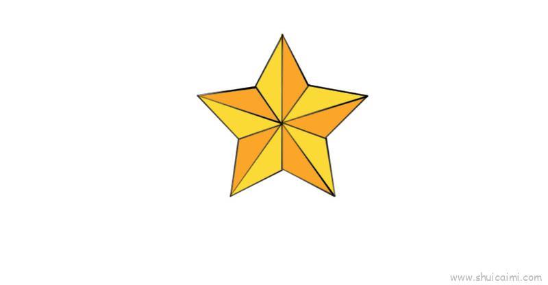 五角星儿童画怎么画 五角星简笔画简单
