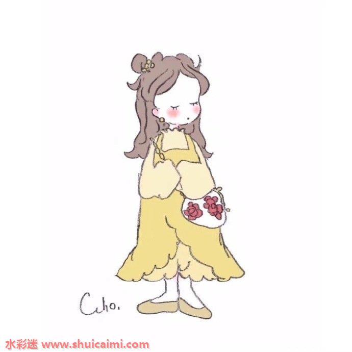 仙女少女心怎么画 仙女少女心简笔画步骤图