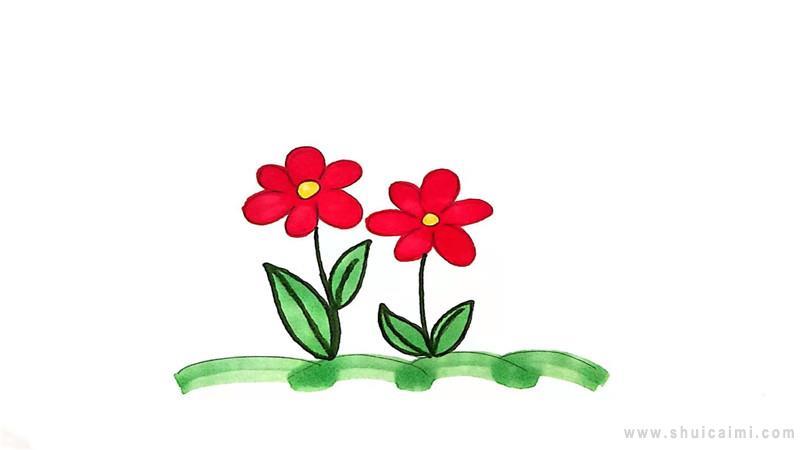 鲜花简笔画怎么画 鲜花简笔画顺序
