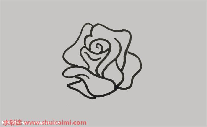 蔷薇花怎么画 蔷薇花简笔画画法