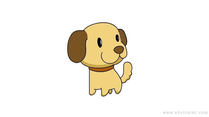 小狗简笔画怎么画 小狗简笔画图片大全