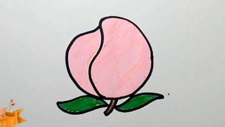 水蜜桃简笔画 水蜜桃简笔画图片
