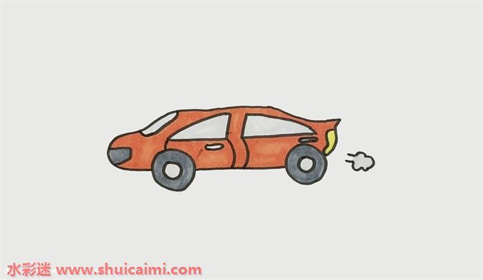 兰博基尼怎么画 兰博基尼简笔画步骤