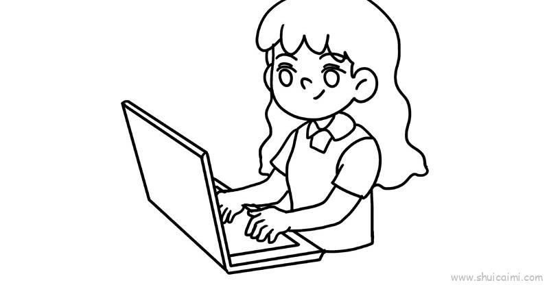 世界电信和信息社会日儿童画怎么画 世界电信和信息社会日简笔画画法