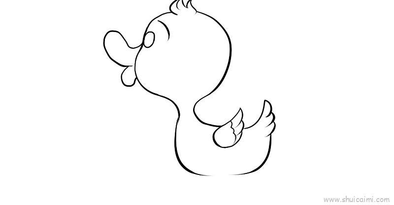 鸭子儿童画怎么画 鸭子简笔画好看