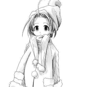 女孩简笔画漂亮可爱 劳动女孩简笔画漂亮可爱