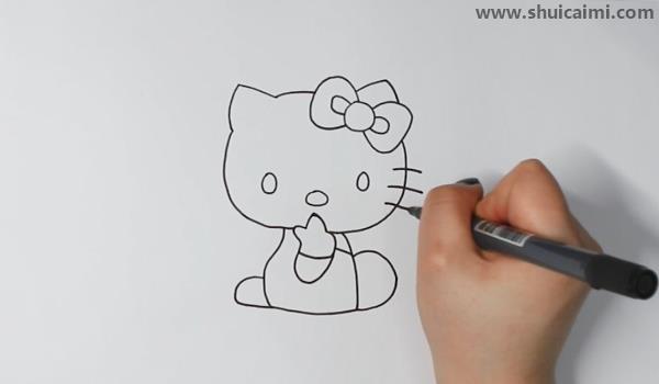 哈喽Kitty简笔画怎么画 哈喽Kitty简笔画简单又好看