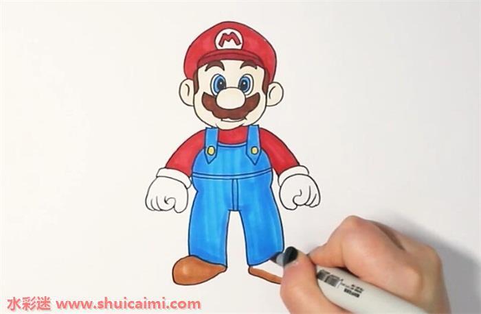 超级马里奥怎么画 超级马里奥简笔画图片大全