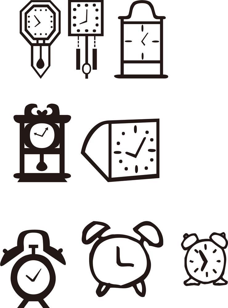钟表简笔画 钟表简笔画图片