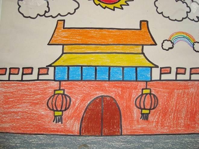 国庆节简笔画 国庆节简笔画图片大全简单漂亮