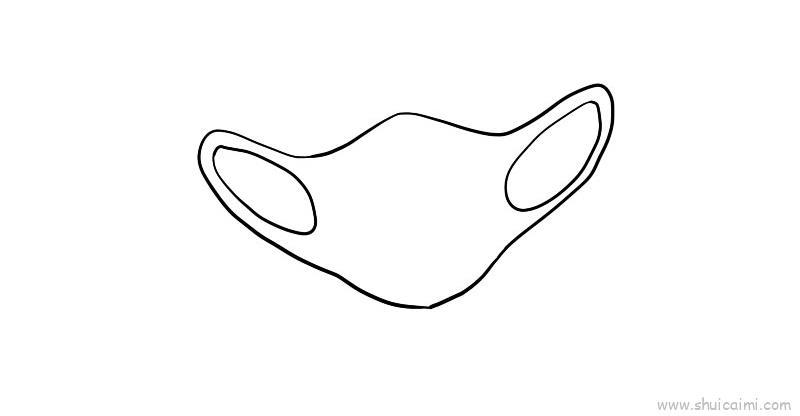 口罩儿童画怎么画 口罩简笔画画法