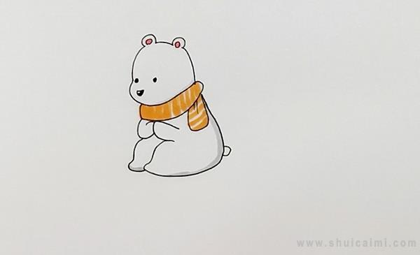 北极熊简笔画怎么画 北极熊简笔画顺序