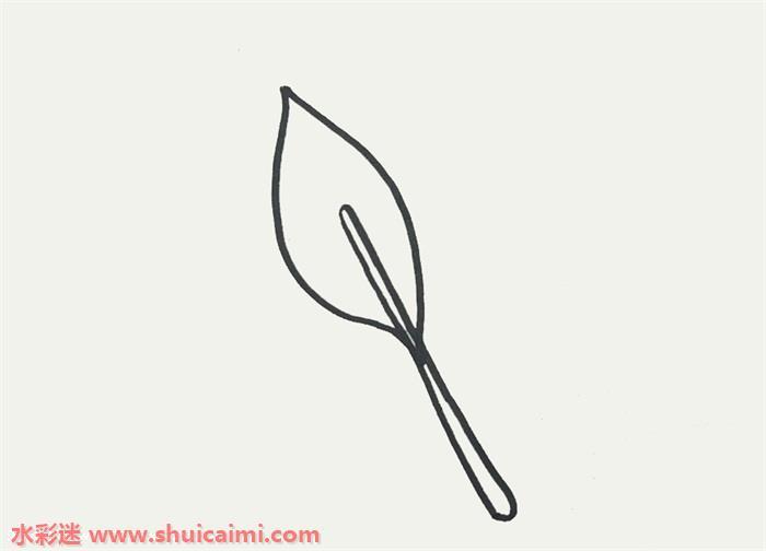 羽毛怎么画 羽毛简笔画步骤图