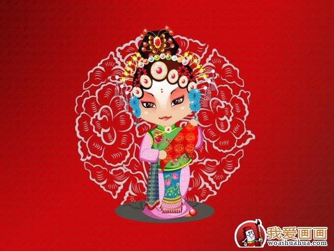 中国戏剧人物图片(旦角高清图片10P)简笔画怎么画 中国戏剧人物图片(旦角高清图片10P)简笔画顺序
