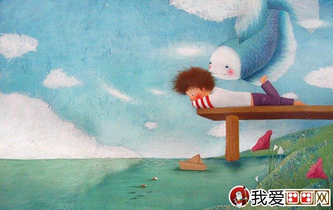 儿童插画欣赏优秀儿童和动物卡通插画17P简笔画怎么画 儿童插画欣赏优秀儿童和动物卡通插画17P简笔画步骤