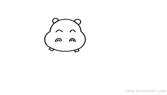 河马简笔画怎么画 河马简笔画简单又好看