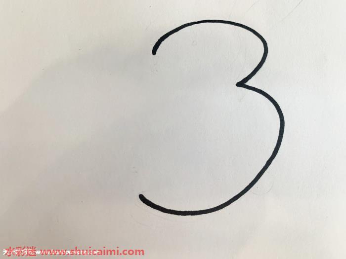 用数字1一9画兔子怎么画 用数字1一9画兔子简笔画步骤