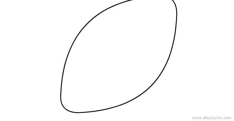 橄榄球儿童画怎么画 橄榄球简笔画简单又好看