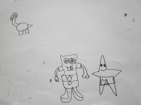 蟹老板简笔画 蟹老板简笔画带颜色