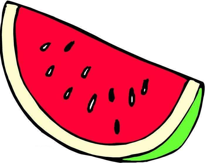 西瓜简笔画 西瓜简笔画彩色