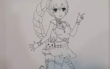 斗罗大陆简笔画 斗罗大陆简笔画小舞